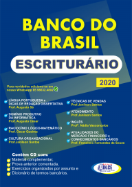 Apostila Banco do Brasil - Escriturrio (Nvel mdio) 2020 - DIGITAL/PDF