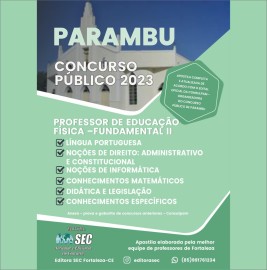 Parambu-CE 2023  - Professor Educao Fsica 