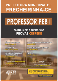 PDF Apostila Professor PEB I - Concurso Prefeitura de Frecheirinha/CE - 2020