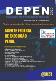  ..Apostila DEPEN - AGENTE FEDERAL DE EXECUO PENAL 2020 IMPRESSA (algumas disciplinas disponveis somente no CD)