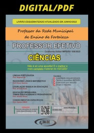 pdf CINCIAS - apostila Professor Efetivo de Fortaleza - Teoria esquematizada e questes de provas IMPARH - Digital/PDF 2022