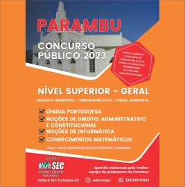 Parambu-CE 2023 Nvel Superior -Geral  