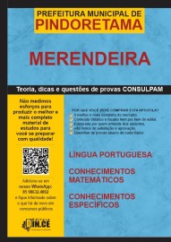 PDF MERENDEIR - Prefeitura de Pindoretama - Teoria e questes  DIGITAL 