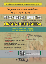  LNGUA PORTUGUESA/LITERATURA - apostila Professor Efetivo de Fortaleza - Teoria esquematizada e questes de provas IMPARH 2022