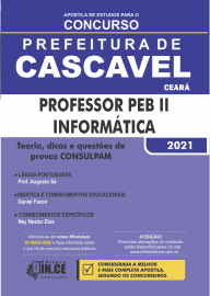 .Apostila Professor PEB II - INFORMTICA - Prefeitura de Cascavel-Ce/2021 - IMPRESSA