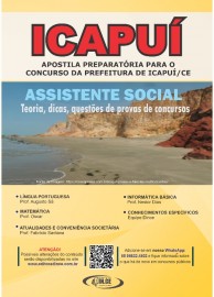 Assistente Social - apostila concurso Prefeitura de Icapu/CE - 2021 - Impressa