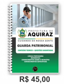 Apostila preparatria Guarda Municipal de Aquiraz edio 2025