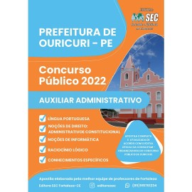 OURICURI -PE 2022 Auxiliar Administrativo