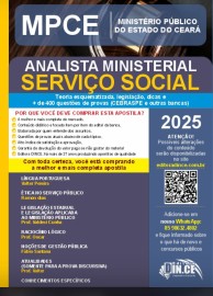 .Servio Social (analista) apostila MPCE - Teoria esquematizada e questes CESPE 2025