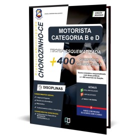 Chorozinho -Ce  Motorista B e D. Editora elaborar 