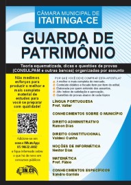 PDF  Guarda de Patrimnio - apostila Cmara Municipal de Itaitinga - Teoria e questes consulpam  DIGITAL 