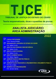 ..Analista Judicirio rea ADMINISTRAO apostila TJCE - Teoria esquematizada e questes de provas 2022