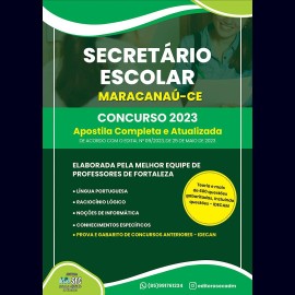 Apostila Prefeitura de Maracana  Secretaria Escolar 2023