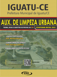 AUXILIAR DE LIMPEZA URBANA - Apostila Prefeitura municipal de Iguatu CE 2021