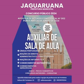 Jaguaruana-CE  Auxiliar de  Sala 