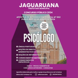 Jaguaruana-CE  Psiclogo 