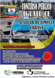 Iguatu : Auxiliar de limpeza Urbana Editora Cultural 