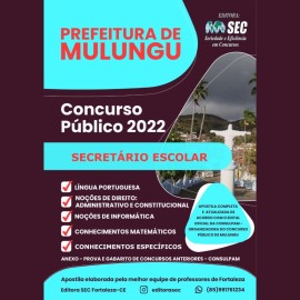 Mulungu -CE Secretario Escolar 