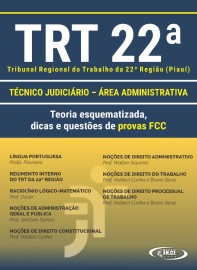 Tcnico Judicirio (rea Administrativa) apostila concurso TRTPI 21a R Teoria e questes FCC - 2022
