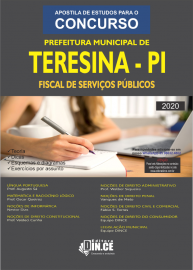 .Apostila Prefeitura de Teresina/Piau - Fiscal de Servios Pblicos 2020 - Impresso