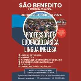 So Benedito Prof. Lngua Inglesa  