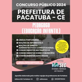 Pacatuba -ce Pedagogo educao infantil 