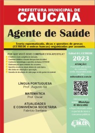 pdf agente Comunitrio de Sade (ACS) apostila prefeitura de Caucaia (PMC) Teoria e questes 2023 Digita