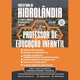 HIDROLANDIA- CE  Prof. Educao Infantil 