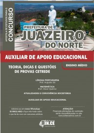 Apostila Auxiliar de apoio educacional - Prefeitura de Juazeiro do Norte-Ce/2019