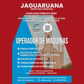 Jaguaruana-ce Operador de Maquinas