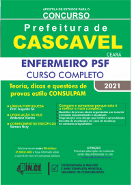 PDF.Apostila ENFERMEIRO Prefeitura Cascavel CE Teoria e questes consulpam 2021 - DigitalPDF
