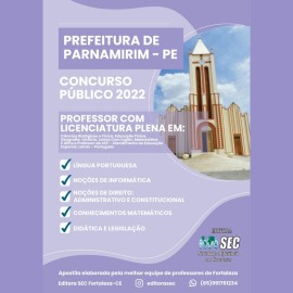PARNAMIRIM-CE 2022  Professor com Licenciatura Plena em 