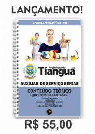 Tiangu 2025 Auxiliar de Servios gerais 