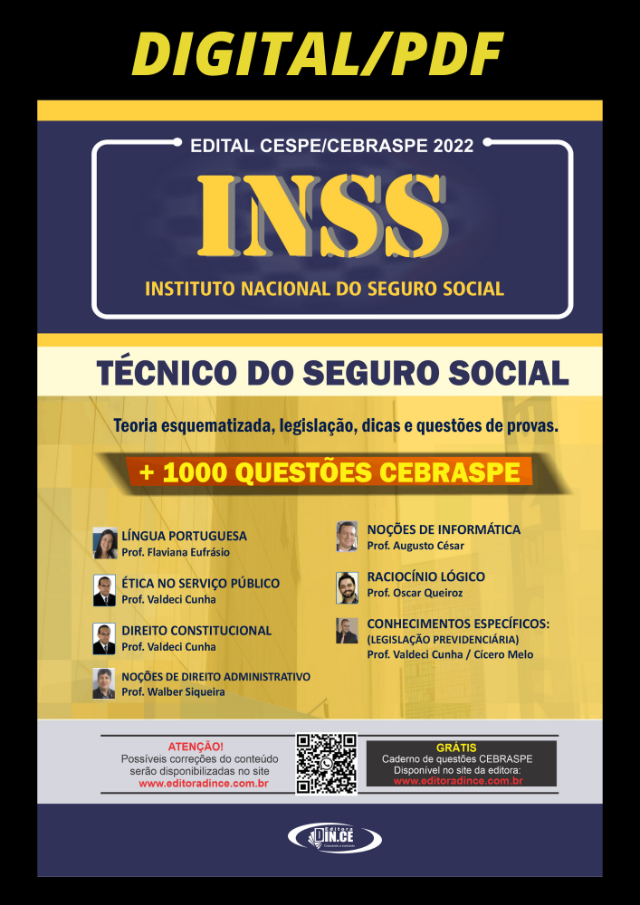 Concurso INSS - Informática - Segurança da Informação 