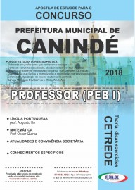 PREFEITURA DE CANIND - MAGISTRIO PROFESSOR PEB 1 TEORIA E QUESTES