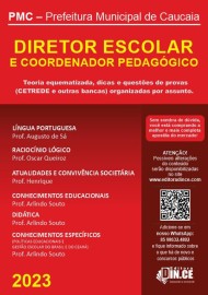 Diretor escolar e coordenador pedaggico -apostila prefeitura de Caucaia Teoria e questes CETREDE 2023 PDF