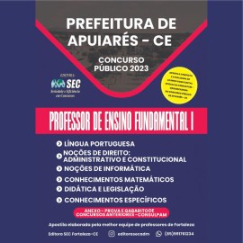 Prefeitura Apuiares -ce   Professor Fundamental 1 edio 2023