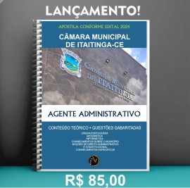 Cmara Municipal de Itaitinga -Ce  : Agente Administrativo 