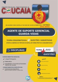 CAUCAIA 2023 : Agente de suporte gerencial : Guarda -Vidas 