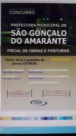  Apostila FISCAL DE OBRAS - CONCURSO PREFEITURA DE SO GONALO DO AMARANTE 2019 - IMPRESSA