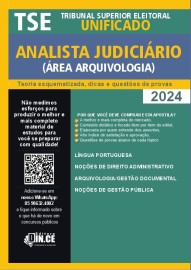 pdf Arquivologia (rea Judicirio) apostila TSE Unificado - Teoria, dias e questes de provas CESPE 2024  digital 