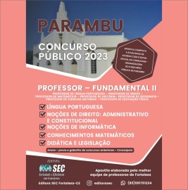 Parambu -CE 2023  - Professor - Fundamental 2