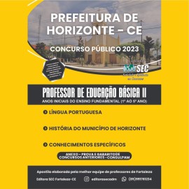 HORIZONTE 2023  Professor ensino fundamental 1 ao 5 