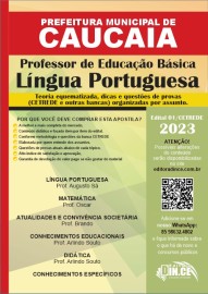 Lngua Portuguesa - Professor -apostila prefeitura de Caucaia (PMC) Teoria e questes 2023 - IMPRESSO