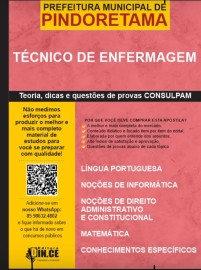 PDF  .Tcnico de enfermagem (apostila Pindoretama) Teoria e questes 2024  DIGITAL 