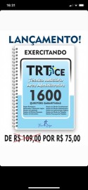 Pdf 1600 questes gabaritadas para Trt  tcnico judicirio rea administrativa digital 