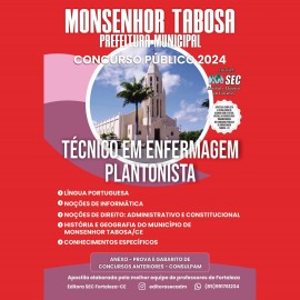 Monsenhor Tabosa -CE Tcnico de Enfermagem Plantonista 