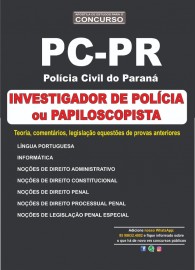   Apostila PC-PR Investigador de Polcia e Papiloscopista 2020 digital/pdf