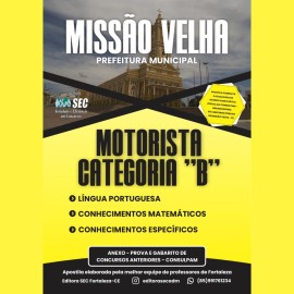 Misso Velha -Ce Motorista  cat.B