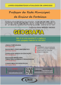 GEOGRAFIA - apostila Professor Efetivo de Fortaleza - Teoria esquematizada e questes de provas IMPARH 2022